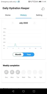Daily Hydration android App screenshot 3