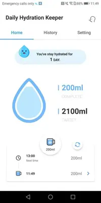 Daily Hydration android App screenshot 4